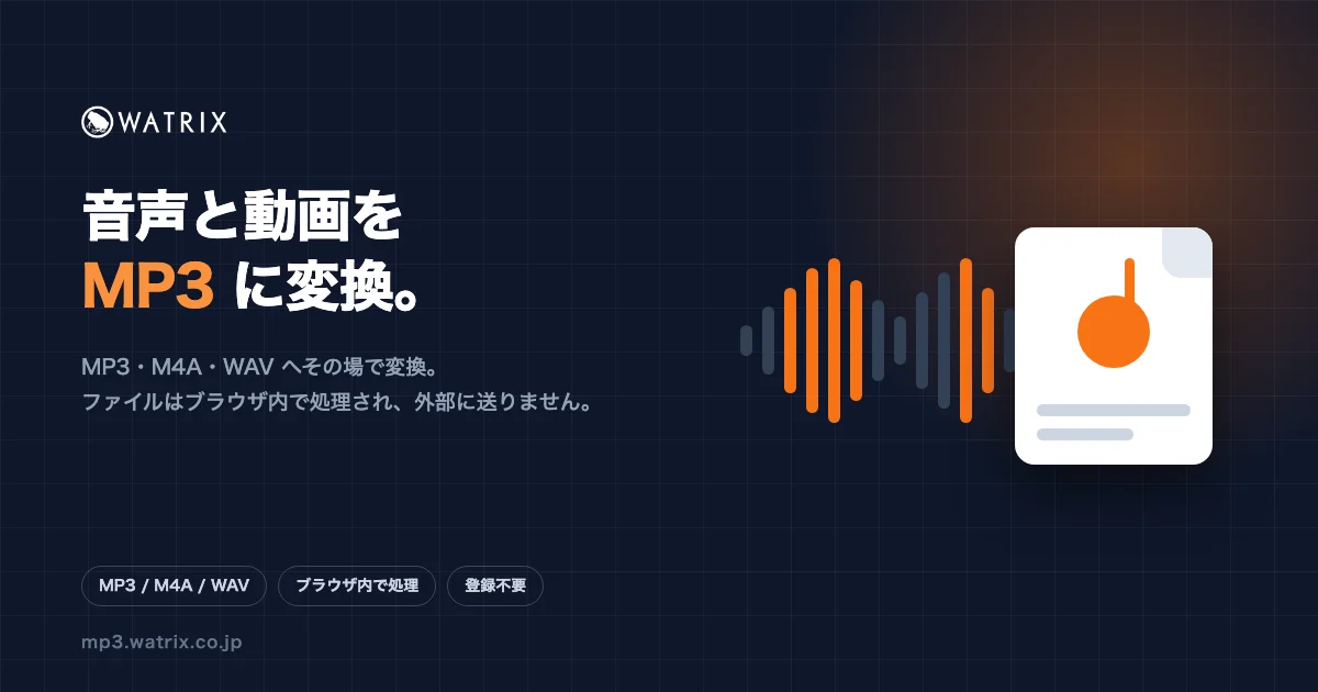 MP3変換ツール